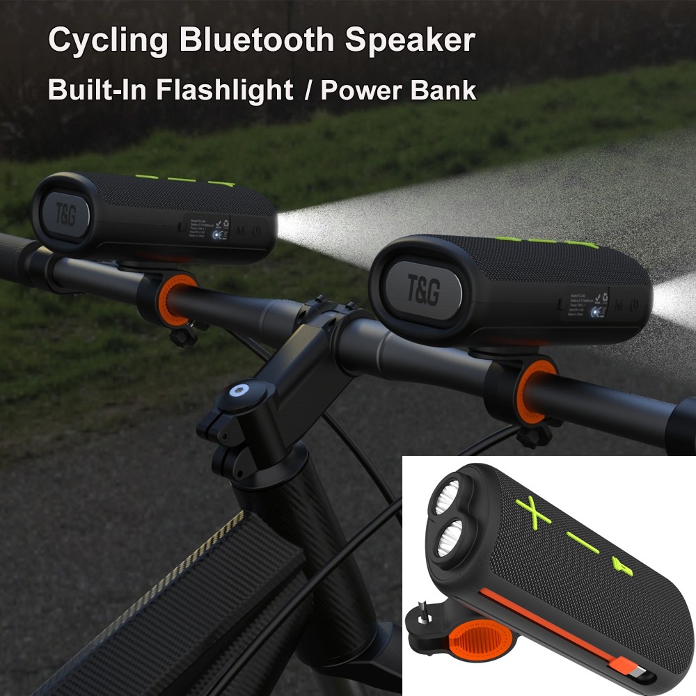 Audio Music Spotify - Altoparlante Bluetooth Multifunzionale per Ciclismo all'Aperto,