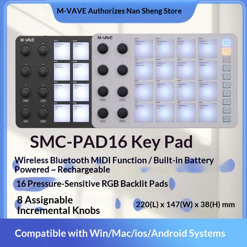 M Vave Smc Pad16 Controller MI - Midi Controller Pad recensione e prezzo