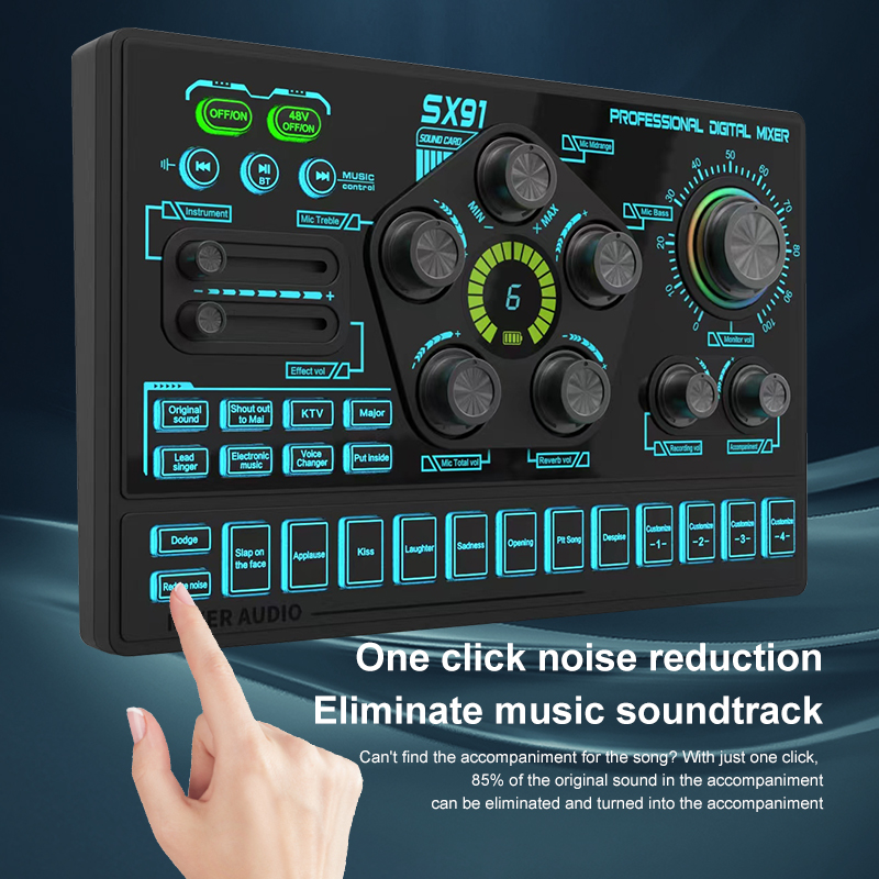 Mixer audio SX91 48V con cambi - Audio Music Dj recensione e prezzo