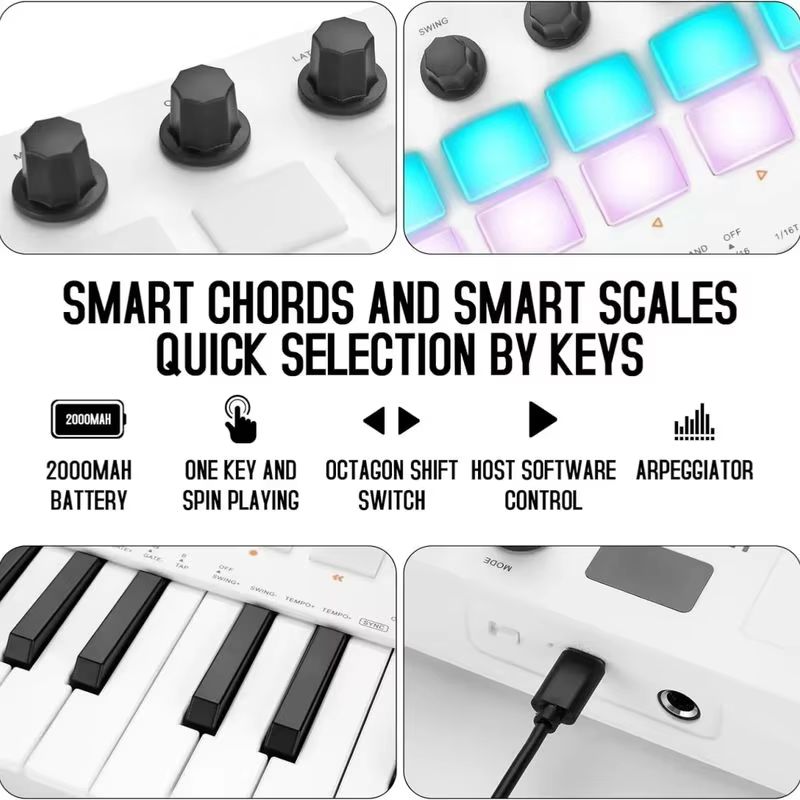Controller MIDI M-Vave Smk-25  - Midi Controller Pad recensione e prezzo